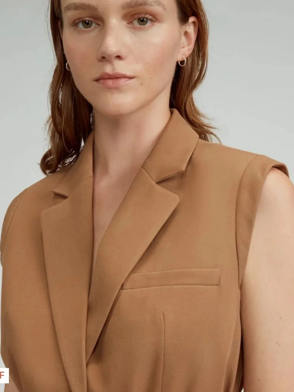Everlane The Sleeveless Blazer In Buttersmooth